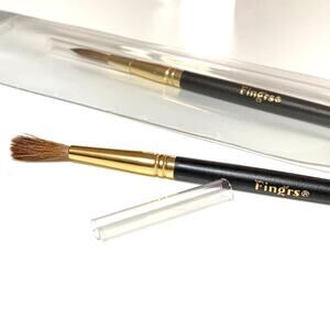 Fingrs Acrylic Nail BRUSH Eye Makeup Cuticle Nail Pusher Tip Art Paintbrush NEW